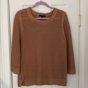 NEW Ann Taylor Pointelle Knit Pullover size L